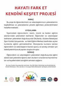 Hayatı Fark Et Kendini Keşfet Projesi